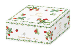 Чашка с блюдцем Земляничная поляна, 0,22 л - Anna lafarg emily фото 4