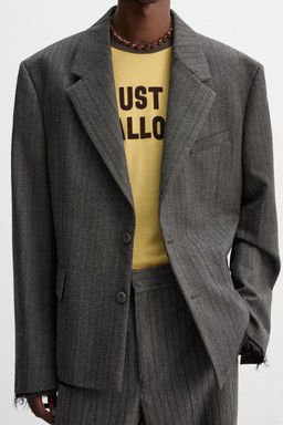 STRIPED SUIT BLAZER X HARRY LAMBERT - Zara фото 6