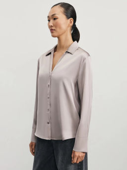 Атласная блузка / Zarina  фото 4