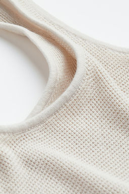 Crop top en punto gofrado - H&m фото 2