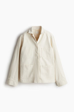 Chaqueta camisera de sarga