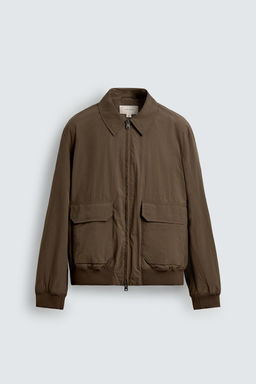 CAZADORA T?CNICA REGULAR FIT / Marr?n - Zara фото 8