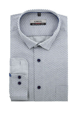 Сорочка мужская длинный рукав GREG 323/131/2121/Z/1p  фото 2