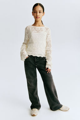 Baggy Fit Bootcut Leg Jeans - H&m фото 8