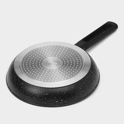 Сковорода Доляна «Первый дом», d=22 см, кованый алюминий, антипригарное покрытие, индукция, чёрная