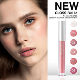 RELOUIS Блеск-бальзам для губ GLOSS-BALM с маслами тон:12 Shiny Cherry