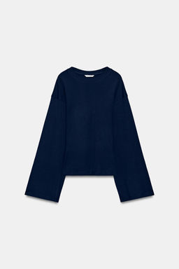 CAMISETA ENTALLADA SUPIMA® / Marino - Zara фото 4