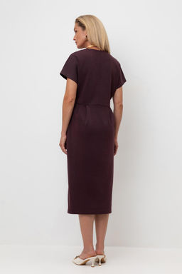 ЕВТ 5074/темный махагон платье жен