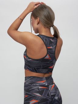 Костюм для фитнеса женский темно-серого цвета 2923TC - FUYOUKAI фото 8