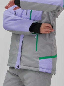 Куртка горнолыжная женская CHUNMAI 7092Sn утеплитель 480-580 г/м² сиреневая - Mtforce фото 5