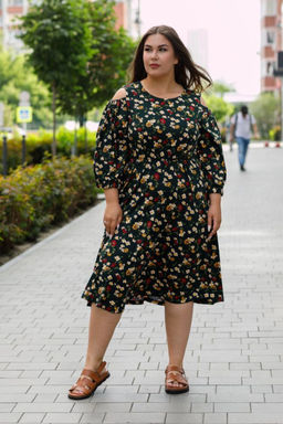 Платье Luxury Moda 1413 зеленый