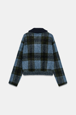 CHECKED CARDIGAN - Zara фото 4