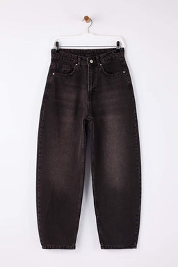 Kahverengi Vintage Y?kama Yuksek Bel Baggy Jeans TWOSS26JE00016
