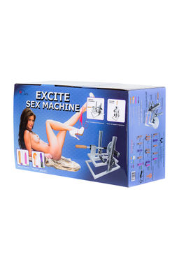 Секс-машина Diva EXCITE, с тремя насадками, металл, серебряная, 53 см  фото 8