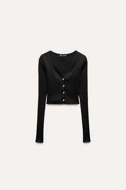 RIBBED CARDIGAN - Zara фото 17