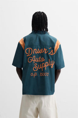 COLOUR BLOCK PATCH SHIRT - Zara фото 4