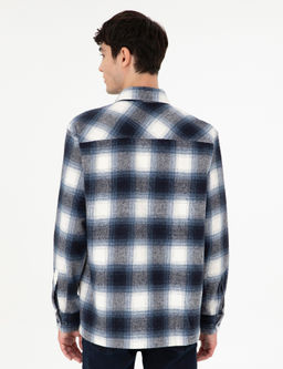 Lacivert Oversize Uzun Kollu Oduncu G_mlek - Pierre cardin фото 6