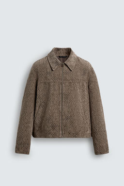 TEXTURED JACQUARD JACKET - Zara фото 7