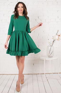 Коктейльное платье изумрудный - Donna saggia фото 6