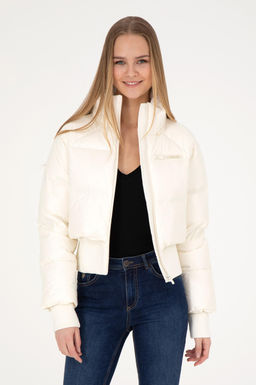 Женское пальто цвета экрю - U.s. polo assn фото 9