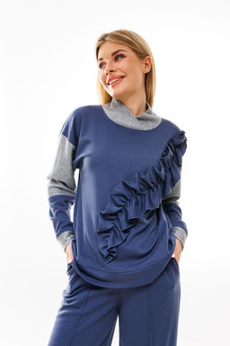 Джемпер NIKVA н384-2 синий