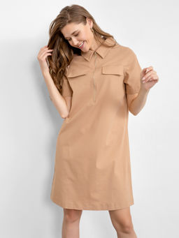 ПЛАТЬЕ ЖЕНСКОЕ бежевый 152426-1