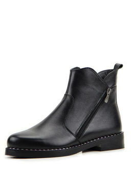 Ботинки EDART 221.vena10. black/шерсть