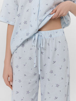 Комплект домашний женский голубой