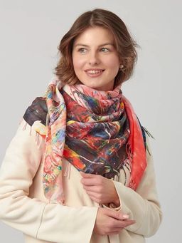 Легкий платок из хлопка , мультицвет