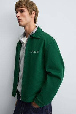 EMBROIDERED ZIP-UP JACKET - Zara фото 7