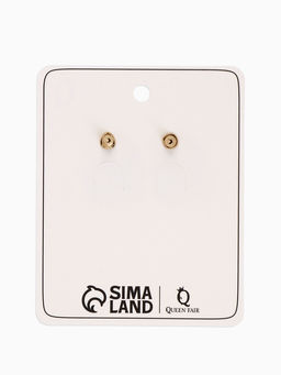 Цена за 2 шт. Серьги металл "Ракушки", цвет золото