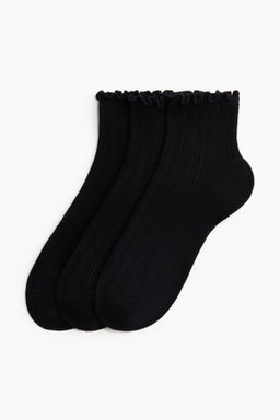 Pack de 3 calcetines tobilleros en punto de canal? - H&m фото 4