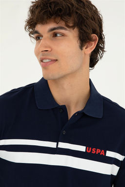 Мужская темно-синяя футболка - U.s. polo assn фото 2