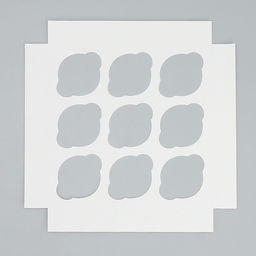 Цена за 5 шт. Коробка складная на 9 капкейков с окном «Тёплых праздников!», 25 х 25 х 10 см