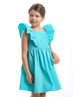 Платье в садик праздничное UD 7825 изумрудный - Mini maxi фото 20