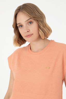 Футболка женская U.S. Polo Assn. лосось  фото 9