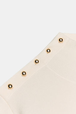 KNIT JUMPER WITH BUTTONS - Zara фото 8