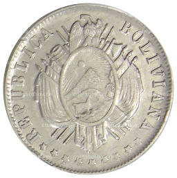 20 сентаво 1879 года Боливия