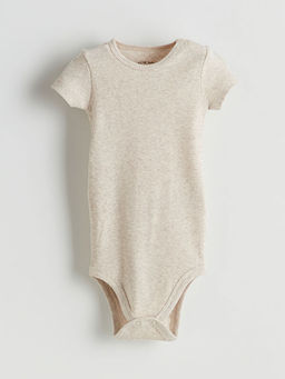Bisiklet Yaka Basic Erkek Bebek ??t??tl? Bodysuit