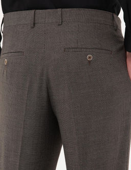 Kahverengi Slim Fit Kuma_ Pantolon