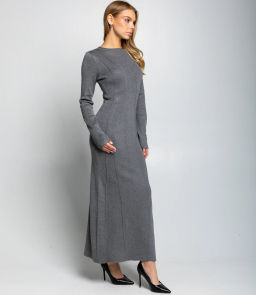 Платье #КТ25114, серый