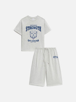 ACOOLA / Пижама детская для девочек Afina разноцветный  фото 3