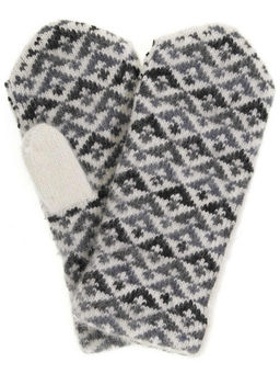 Варежки женские "Треугольники" ПП 3238-5