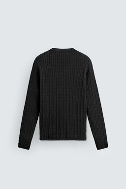 CABLE KNIT STRUCTURED JUMPER - Zara фото 16