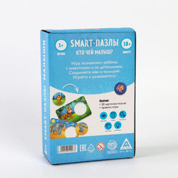 Настольная игра Smart-пазлы. Кто чей малыш?, 30 карточек, 3+ - Лас Играс фото 6