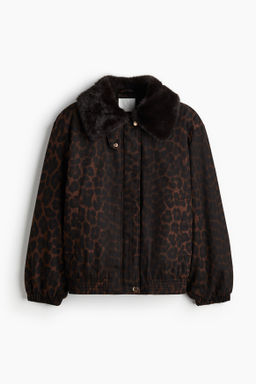 Chaqueta acolchada de sarga