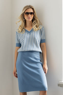 SS-2674 джемпер женский мокка