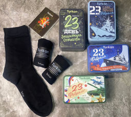 Носки мужские в подарочной упаковке
