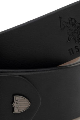 Мужской черный пояс - U.s. polo assn фото 4