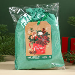 Чай чёрный в подарочном мешочке Счастья с имбирным пряником, 100 г. - Simaland фото 6